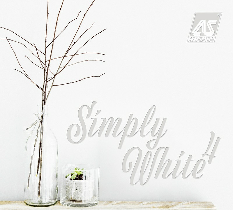 Bílé tapety na zeď z katalogu Simply White 4