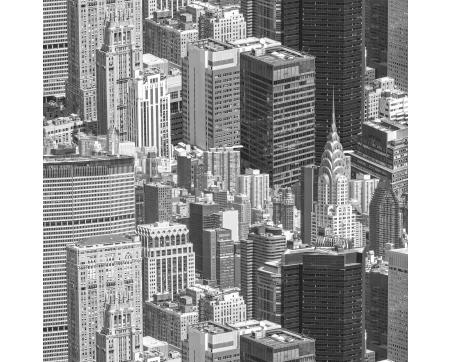 Samolepicí fólie ČERNOBÍLÝ NEW YORK - šíře 45 cm
