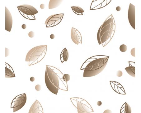 Luxusní vliesová tapeta Hnědobílé padající listí