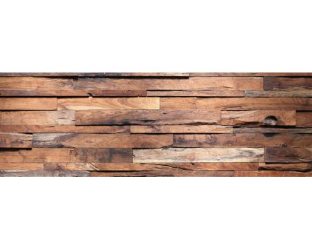 Fototapeta do kuchyně - Dřevěná zeď 180 x 60 cm