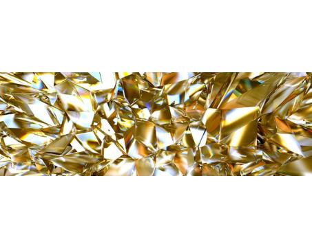 Fototapeta do kuchyně - Zlatý krystal 180 x 60 cm