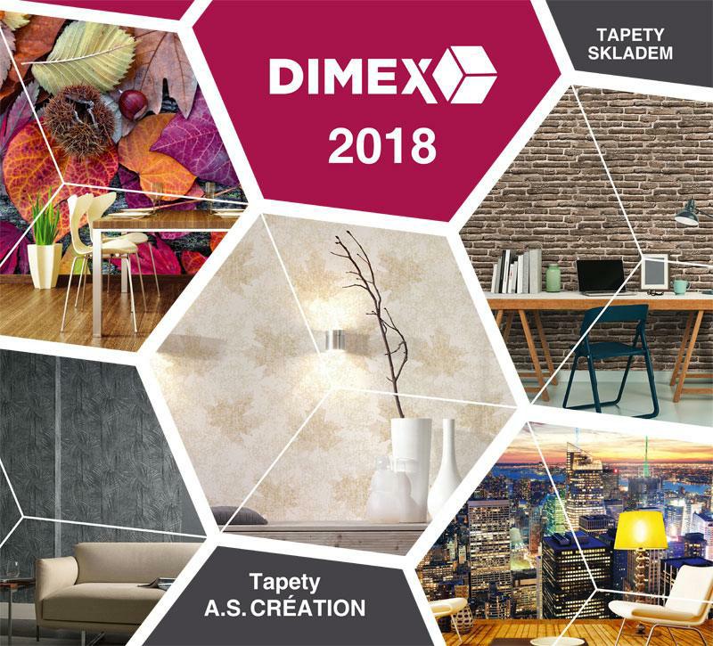 Vliesové tapety na zeď skladem z katalogu Dimex 2018