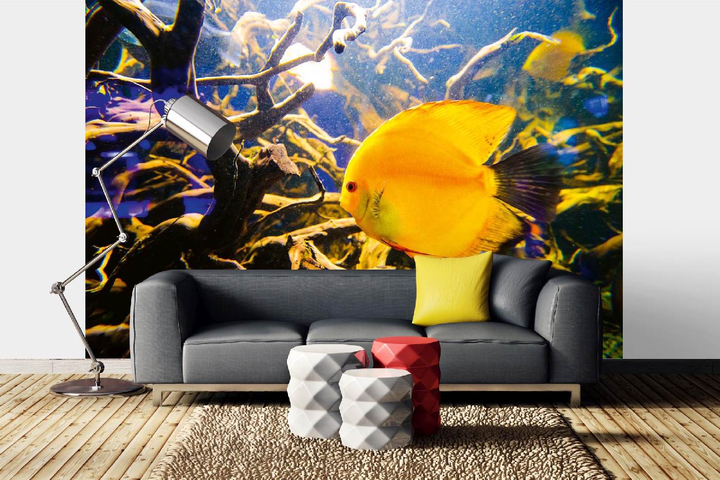 Samolepicí vliesová fototapeta Krásný podvodní svět 375 x 250 cm