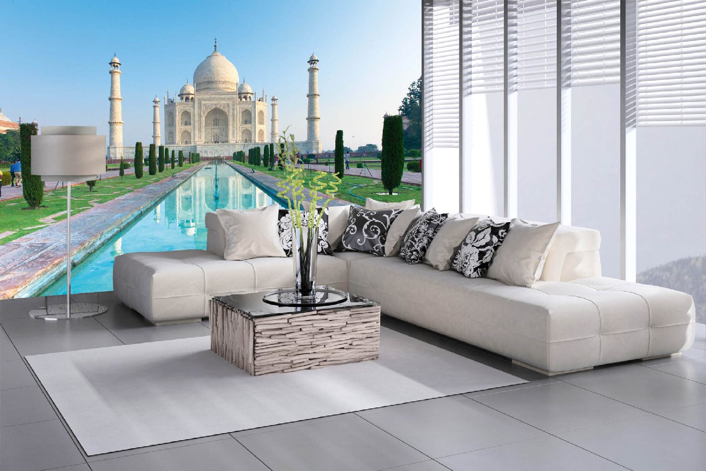 Samolepicí vliesová fototapeta Tádž Mahal 375 x 250 cm