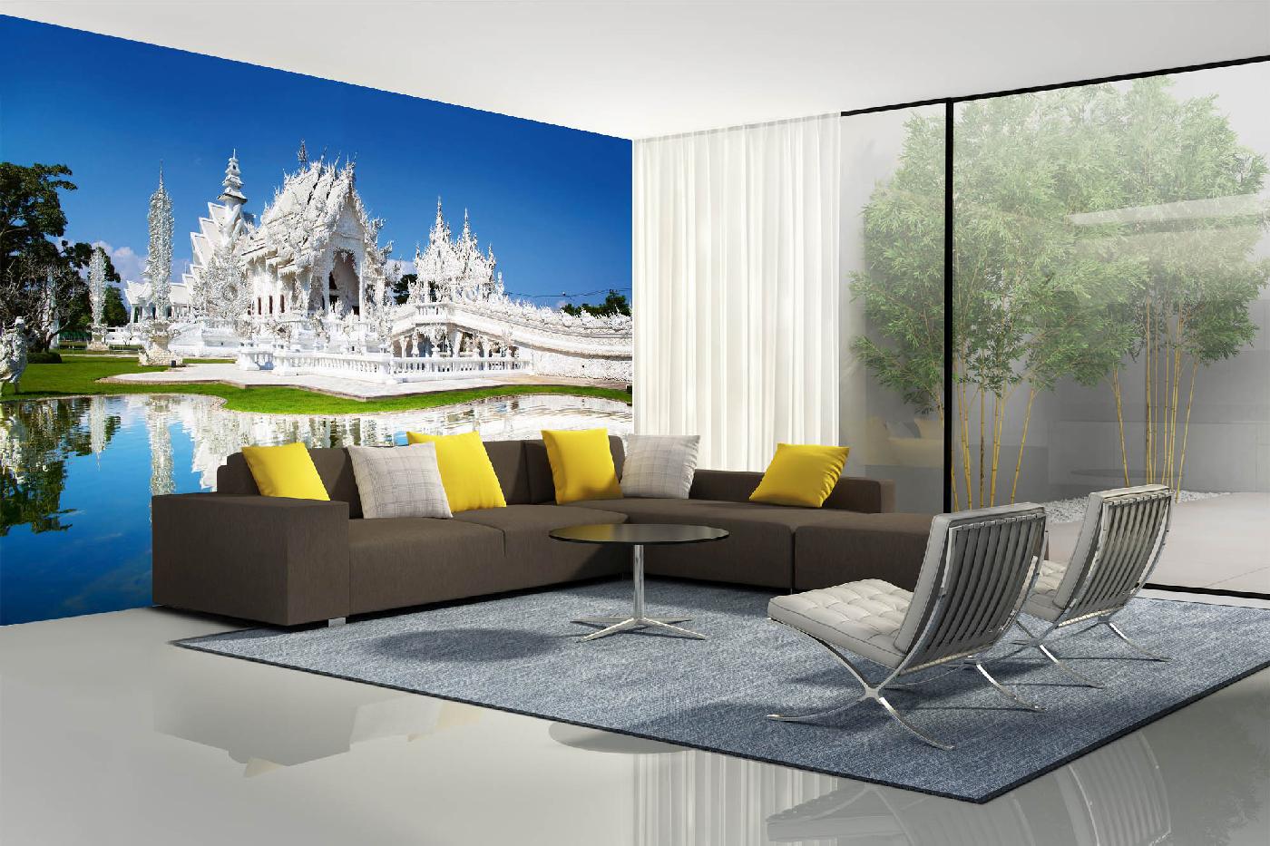 Samolepicí vliesová fototapeta Buddhistický chrám 375 x 250 cm