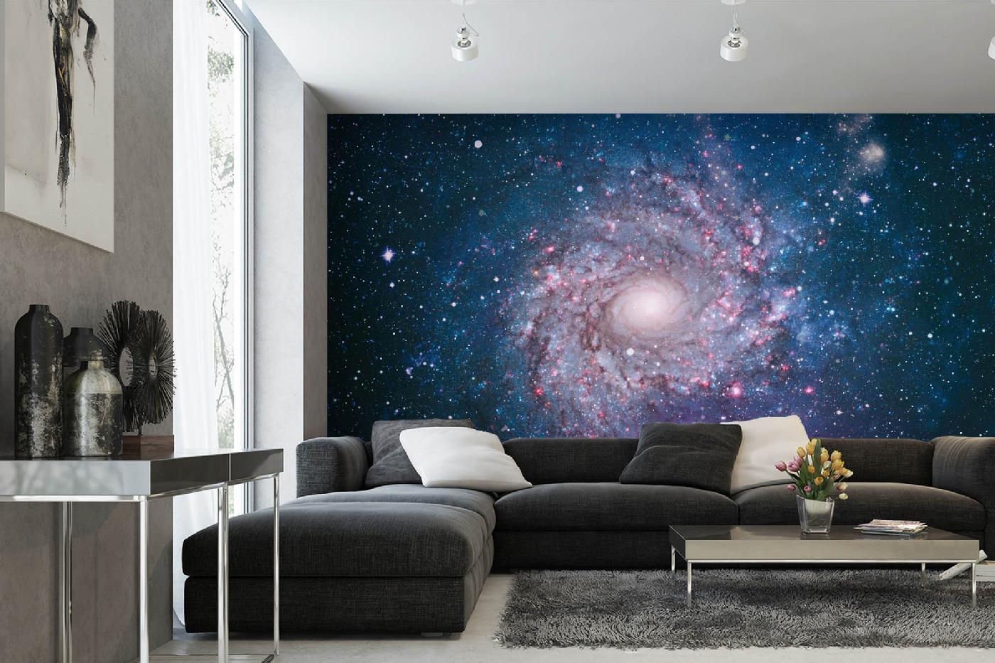 Samolepicí vliesová fototapeta Dechberoucí galaxie 375 x 250 cm