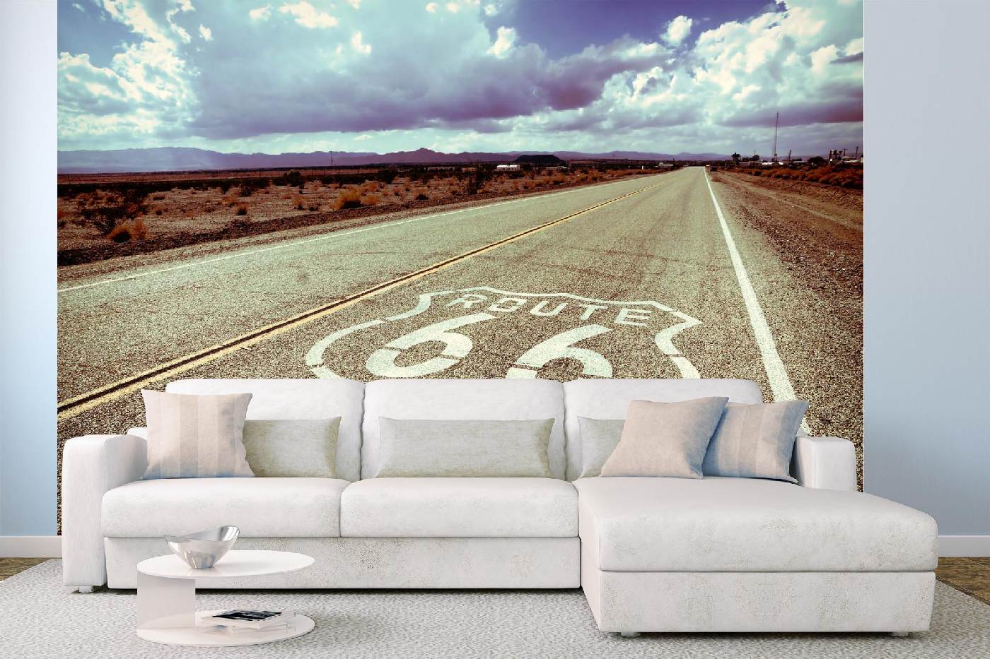 Samolepicí vliesová fototapeta Slavná Route 66 375 x 250 cm