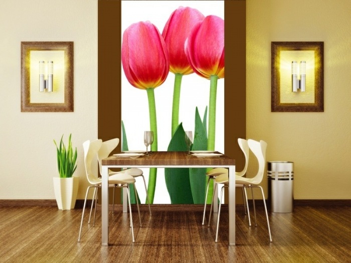 S-545 Vliesové fototapety na zeď Tulipány - 110 x 220 cm