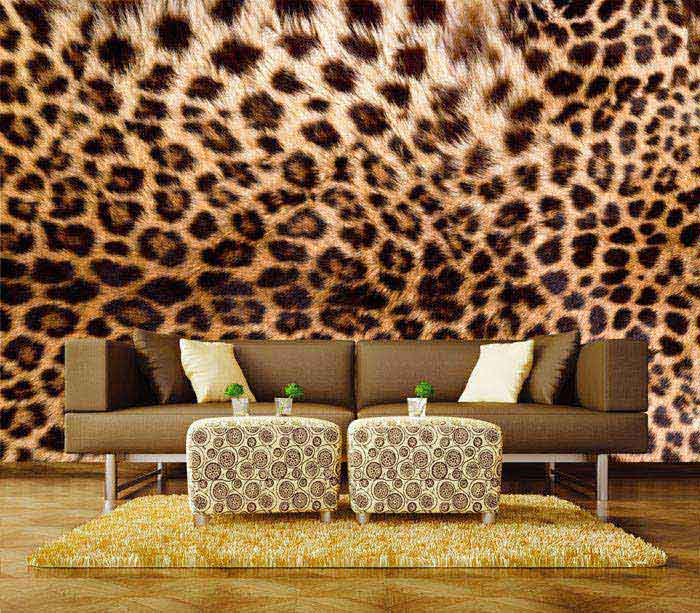 XL-558 Vliesové fototapety na zeď Leopardí kůže - 330 x 220 cm