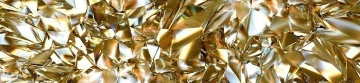 KI-260-072 Fototapeta do kuchyně - Zlatý krystal 260 x 60 cm