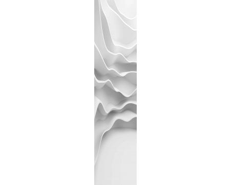 DS-015 Samolepící tapeta 3D VLNA - samolepící dekorační pás 60 x 260 cm