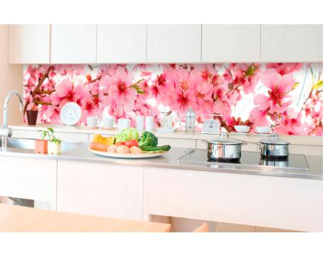 Fototapeta do kuchyně - Květy jabloní 350 x 60 cm