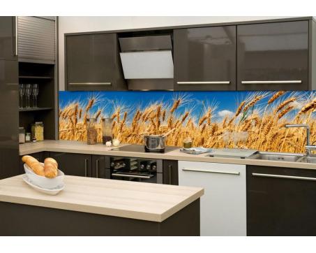 Fototapeta do kuchyně - Pole pšenice 260 x 60 cm