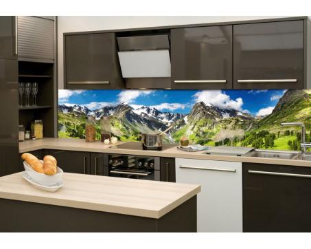 Fototapeta do kuchyně - Hory 260 x 60 cm