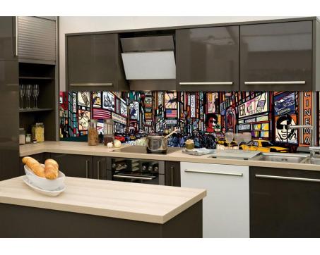 Fototapeta do kuchyně - Times Square 260 x 60 cm