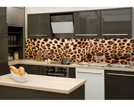 Fototapeta do kuchyně - Leopardí kůže 260 x 60 cm