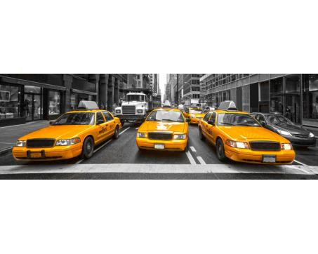 Fototapeta do kuchyně - Žluté taxi 180 x 60 cm