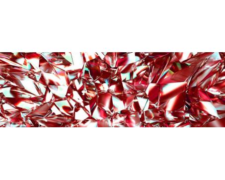 KI-180-071 Fototapeta do kuchyně - Červený krystal 180 x 60 cm