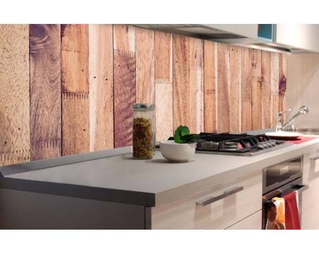 Fototapeta do kuchyně - Dřevěná stěna 180 x 60 cm