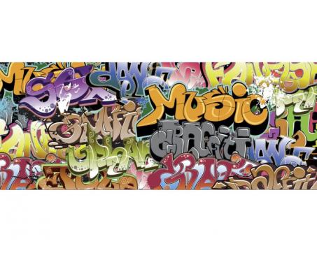 Panoramatická vliesová fototapeta Graffiti 375 x 150 cm