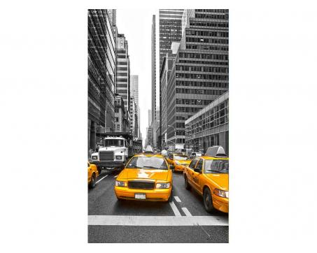 Vliesová fototapeta Taxi ve městě 150 x 250 cm