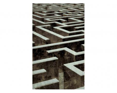 Vliesová fototapeta 3D labyrint 150 x 250 cm