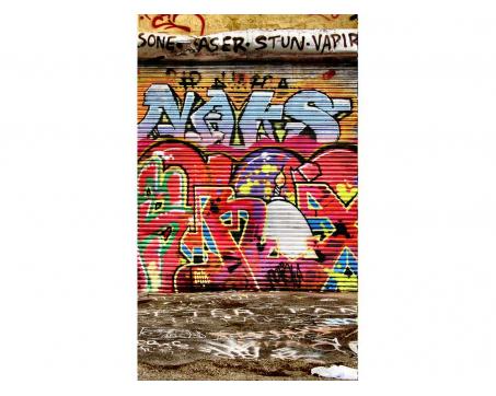 Vliesová fototapeta Ulice s graffiti 150 x 250 cm