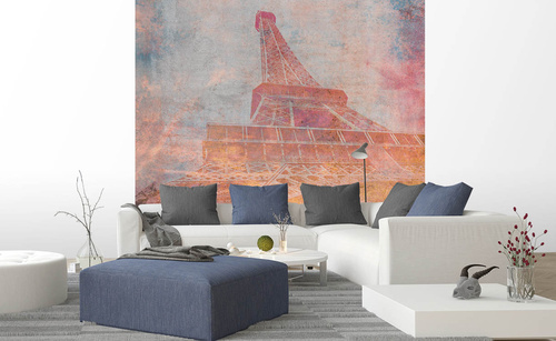 Vliesová fototapeta Abstrakt Eiffelova věž II. 225 x 250 cm