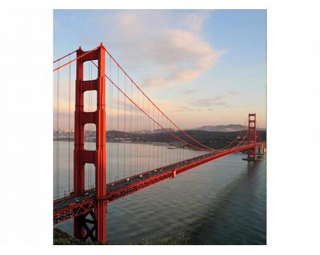 Vliesová fototapeta Most Golden Gate 225 x 250 cm