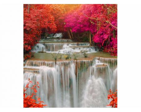 Vliesová fototapeta Vodopád v deštném pralese 225 x 250 cm
