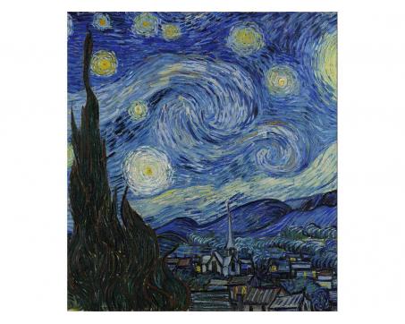 Vliesová fototapeta Hvězdná noc od Vincenta van Gogha 225 x 250 cm
