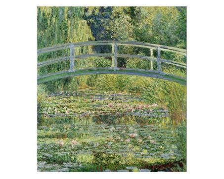 Vliesová fototapeta Rybník s lekníny od Claude Oskara Moneta 225 x 250 cm