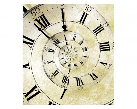 Vliesová fototapeta Spirálové hodiny 225 x 250 cm