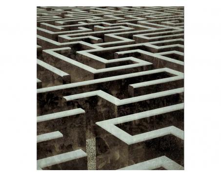 Vliesová fototapeta 3D labyrint 225 x 250 cm