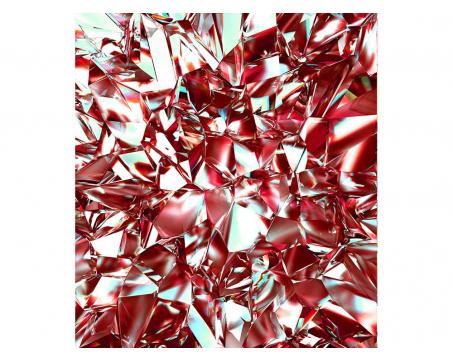 Vliesová fototapeta Červený krystal 225 x 250 cm