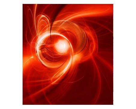 Vliesová fototapeta Červený abstrakt 225 x 250 cm