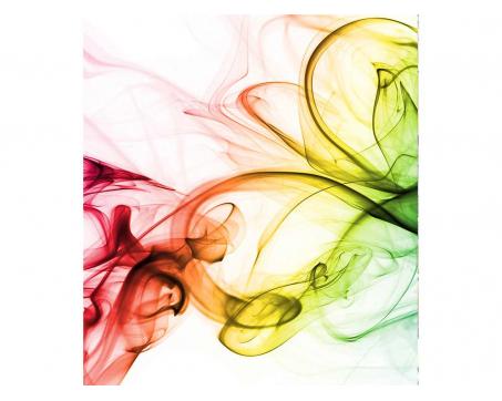 Vliesová fototapeta Teplý kouř barev 225 x 250 cm