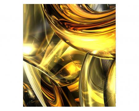 Vliesová fototapeta Zlatý abstrakt 225 x 250 cm