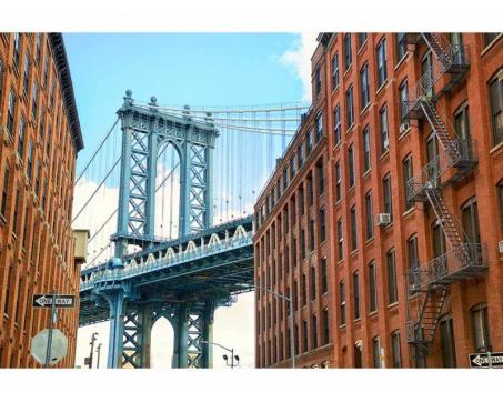 Samolepicí vliesová fototapeta Most v Manhattanu 375 x 250 cm