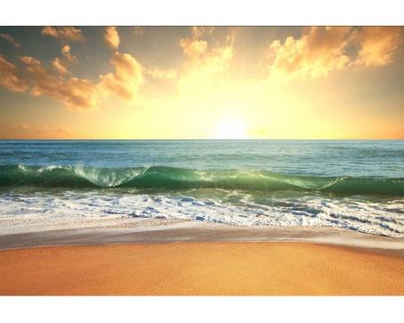 Samolepicí vliesová fototapeta Moře při západu slunce 375 x 250 cm
