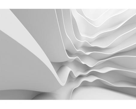 Samolepicí vliesová fototapeta 3D futuristická vlna 375 x 250 cm