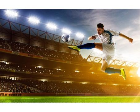 Samolepicí vliesová fototapeta Fotbalový hráč 375 x 250 cm
