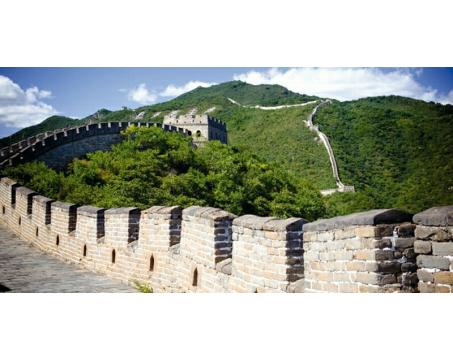 Obraz na skle - Čínská zeď 60x 30 cm