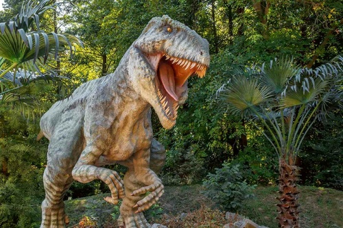 Vliesová fototapeta Model Tyranosaura Rexe 375 x 250 cm