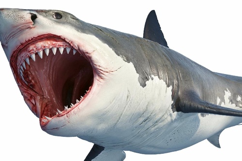 Vliesová fototapeta Žralok bílý 375 x 250 cm