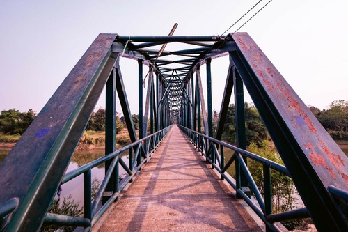 Vliesová fototapeta Železný most 375 x 250 cm