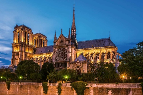 Vliesová fototapeta Notre-Dame 375 x 250 cm