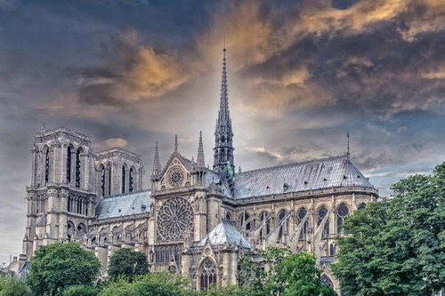 Vliesová fototapeta Notre Dame II. 375 x 250 cm
