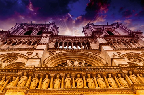 Vliesová fototapeta Notre Dame III. 375 x 250 cm