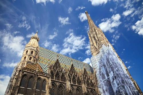 Vliesová fototapeta Katedrála ve Vídni 375 x 250 cm